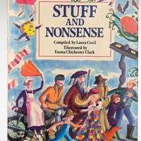 1989 Stuff and Nonsense, Laura Cecil, Children's Book, Illustrated, Vintage Hardcover, Gift for Kids, Bedtime Stories, Nursery Decor