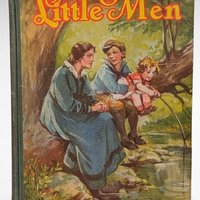 1928 Little Men by Louisa May Alcott, Saalfield Publishing, Vintage Children's Literature, Collectible Book, Gift for Reader