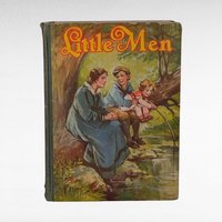 1928 Little Men by Louisa May Alcott, Saalfield Publishing, Vintage Children's Literature, Collectible Book, Gift for Reader