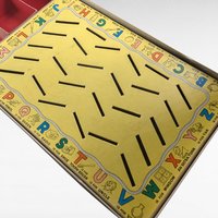 1958 Vintage Children's Hour Game, Parker Brothers Game, Complete Family Game, Collectible Board Game, Gift for Game Collectors