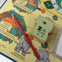 1958 Vintage Children's Hour Game, Parker Brothers Game, Complete Family Game, Collectible Board Game, Gift for Game Collectors