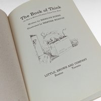 1976 The Book of Think by Marilyn Burns, Vintage Children's Book, Math Education, Gift for Teachers, Homeschool Resource