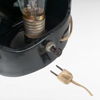 Vintage Black Horse Lamp | Ceramic Horse with Gold Accents | Mid-Century Modern Decor | Equestrian Lighting | Unique Table Lamp