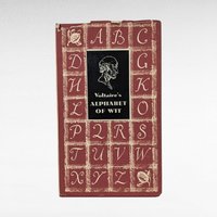 1955 Voltaire's Alphabet of Wit | Hardcover Book | Wit and Humor | French Literature | Gift for Book Lovers