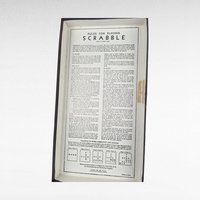 Vintage 1953 Scrabble Game, Selchow & Righter, Complete with all Pieces, Classic Word Game, Family Game Night, Missing 1 Tile