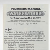 Vintage Leaky Pipe Card Game, 1972 Parker Brothers, Complete with Instructions, Family Card Game, Collectible Game, Gift for Game Lovers