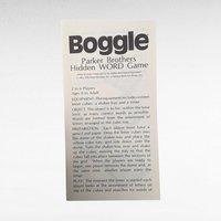 Vintage 1976 Parker Brothers Boggle Game with Bonus Travel Boggle - Classic Word Game - Family Game Night - Missing Timer