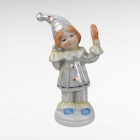 Vintage Lusterware Jester Figurines, Set of 3 | Ceramic Clown Figurines | Collectible Jesters | Retro Home Decor | Gift for Clown Collectors