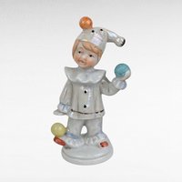 Vintage Lusterware Jester Figurines, Set of 3 | Ceramic Clown Figurines | Collectible Jesters | Retro Home Decor | Gift for Clown Collectors