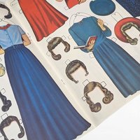 Vintage Queen Holden Hair-Do Dolls Book with Clothes & 31 Hairstyles, 1950s Paper Doll Fun, Gift for Retro Collectors