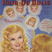 Vintage Queen Holden Hair-Do Dolls Book with Clothes & 31 Hairstyles, 1950s Paper Doll Fun, Gift for Retro Collectors