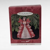 1996 Hallmark Keepsake Holiday Barbie Ornament | 4th in Series | Vintage Barbie Ornament | Christmas Ornament