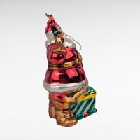 Vintage Coca-Cola Santa Claus Blown Glass Ornament | Christmas Ornament | Coke Collectible | Holiday Decor