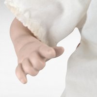 Vintage Musical Porcelain Baby Doll | Plays Brahms' Lullaby | Collectible Doll | Antique Doll | Vintage Toy