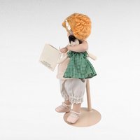 Vintage 1988 Hamilton Collection "Love is Blind" Porcelain Doll, Bessie Pease Gutmann, Collectible Doll, Girl with Doll Figurine