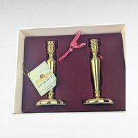 Vintage Baldwin Brass Candlesticks, Pair of Candlesticks, 7" Tall, Taper Candle Holders, Mid-Century Modern Decor, Home Decor