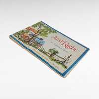 Vintage 1968 "Just Right" by Lilian Moore, Children's Book with Charming Illustrations, Collectible Kids Book Gift