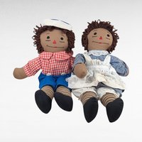 Vintage Raggedy Ann and Andy Dolls - Classic Rag Dolls - Collectible Dolls - Children's Toys -  Nostalgic Gift
