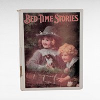 1914 Bed-Time Stories - Antique Children's Book - Collection of Poems and Stories - Illustrated Book - Vintage Gift - Saalfield Pugblishin