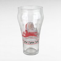 Set of 4 Vintage Libby Coca-Cola Santa Glasses - Christmas Glasses - Holiday Decor - Collectible Glassware - Coke Glasses