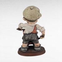 Vintage Giuseppe Armani Gulliver's World Drummer Boy Figurine with Drum, 8" Collectible Statue, Italian Art, Home Decor