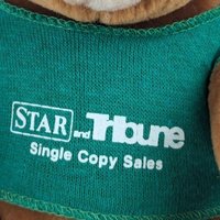 Vintage Advertising Plush Pair: Norwest Bank Koala & 1985 Star Tribune Bear, Collectible Plush Toys, Vintage Advertising, Gift for Collector