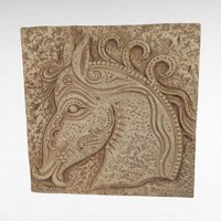 Pair of Vintage Z. Danjell Creations Greek Wall Plaques - Horse and Bull - Plaster Relief Art - Classical Decor - Textured Wall Hangings