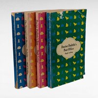 Vintage Doctor Dolittle Book Set - 4 Softcover Books - Hugh Lofting - Children's Classics - Voyages, Circus, Zoo, Post Office
