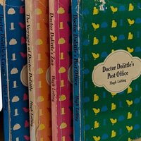 Vintage Doctor Dolittle Book Set - 4 Softcover Books - Hugh Lofting - Children's Classics - Voyages, Circus, Zoo, Post Office