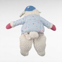 Vintage Commonwealth Baby Lamb Chop Hand Puppet, Shari Lewis, Plush Toy, Kids Toy, Collectible Puppet