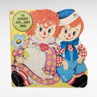 Vintage Raggedy Ann Lot, Playskool Doll, 1970s Books, Collectible Toys, Gift for Child, Nostalgic Decor
