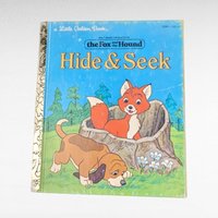 Vintage Disney Little Golden Book Lot, Pinocchio, Bambi, Fox and the Hound, Lady and the Tramp, Children's Books, Collectible Books