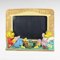 Vintage Berenstain Bears Books and Picture Frame Lot - 1960s Children's Literature - Bear Scouts, Vacation - Collectible Berenstain Bears