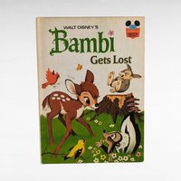 Vintage Walt Disney Book Lot - Mickey Mouse, Bambi, Donald Duck, Pinocchio - Classic Children's Literature - Collectible Disney Books
