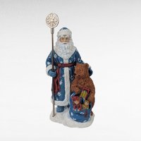 Vintage Pipka Santa Figurines, Russian and Irish Santa Claus Set, Collectible Holiday Decor, Christmas Gift, Limited Edition, Home Decor