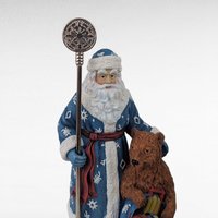Vintage Pipka Santa Figurines, Russian and Irish Santa Claus Set, Collectible Holiday Decor, Christmas Gift, Limited Edition, Home Decor