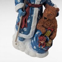 Vintage Pipka Santa Figurines, Russian and Irish Santa Claus Set, Collectible Holiday Decor, Christmas Gift, Limited Edition, Home Decor