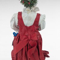 Vintage 1988 Possible Dreams Mrs. Claus Figurine, Altered Halloween Christmas Decor, Spooky Holiday Decor, Unique Gift for Halloween