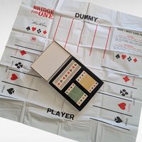 Vintage 1967 Milton Bradley Chas Goren Advanced Bridge for One Game, Complete Solitaire Card Game, Gift for Bridge Player, Collector