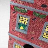 2005 Santa's Workshop Wheatley Inn Lighted Village House, Christmas Village Display, Holiday Decor, Gift for Collector, Vintage Christmas