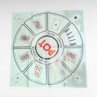 Vintage 1937 Whitman Rummy Royal Game Mat - Michigan Rummy - Family Fun Night - Collectible Game - Gift for Game Collectors
