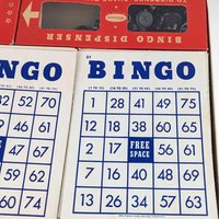 Vintage Whitman Bingo Game - 45 Cards - Family Fun Night - Collectible Game - Gift for Game Collectors - Missing 2 Pieces