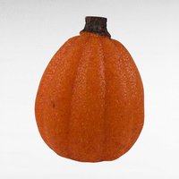 Vintage Popcorn Melted Plastic Light Up Jack O'Lantern, 10" Halloween Decoration, Retro Holiday Decor, Spooky Gift