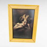 Vintage M.B. Parkinson Cupid Awake & Asleep Prints, Cupid Artwork, Victorian Style Decor, Cherub Prints, Gift for Art Lover