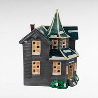 1985 Department 56 Snow Village Bayport House, Vintage Christmas Village Collectible, Holiday Decor Gift