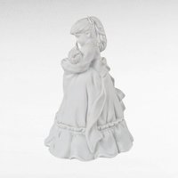 Vintage Dept 56 Christmas Presents Figurine Set, Boy with Train, Girl with Doll, Winter Silhouette, Holiday Decor, Christmas Gift