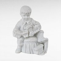 Vintage Dept 56 Christmas Presents Figurine Set, Boy with Train, Girl with Doll, Winter Silhouette, Holiday Decor, Christmas Gift