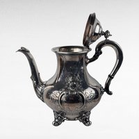 Vintage Reed & Barton Silver Plated Teapot, Hand Chased Regent Pattern, Elegant Tea Service, Collectible Silverware, Gift for Hostess