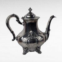 Vintage Reed & Barton Silver Plated Teapot, Hand Chased Regent Pattern, Elegant Tea Service, Collectible Silverware, Gift for Hostess