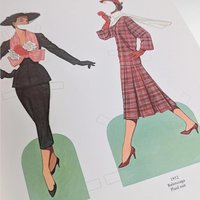 1985 Great Fashion Designs of the Fifties Paper Dolls, Tom Tierney, Complete Set, Vintage Paper Dolls, Gift for Collector